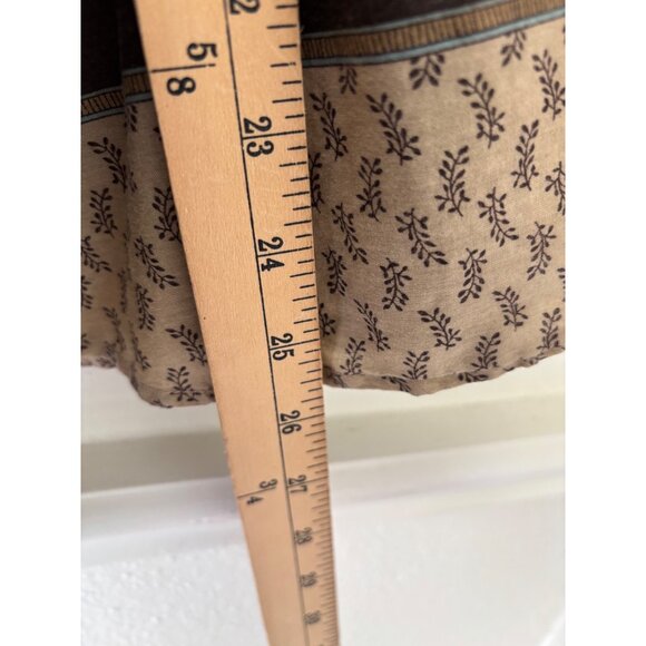 New York & Company  Paisley Sequined A-Line Skirt Size 6 Bohemian Gipsy - Picture 8 of 15